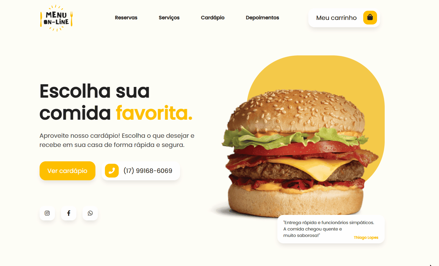 Demonstração do Sistema